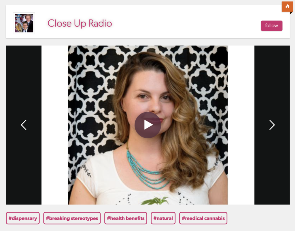 Kimberly Cargile Featured on Close Up Radio: Breaking Stereotypes Around Cannabis
